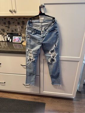 Light Wash Distressed Hudson Women’s Jeans